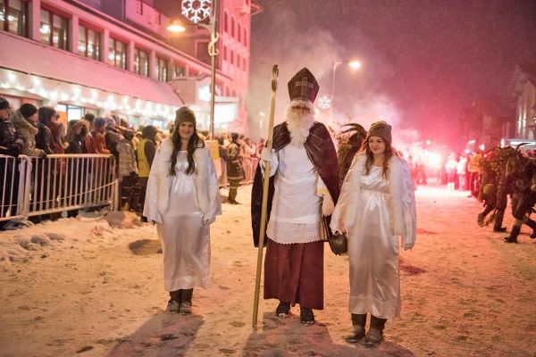 Saint Nikolaus at the parade